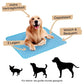 🌞New arrival 50% OFF! 💕50K+SOLD💕 🧊Cooling Pet Mat - Soft & Supportive Dog Bed Pad for Hot Weather -Chemical Free & Easy to Clean - Chill Mat for Large, Medium & Small Dogs and Cats