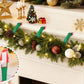 🎄🎅 Santa Claus Adhesive Hooks (12-Pack) — no drills, no nails, just peel, stick, and hang