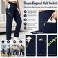 🏆 Last Day Special Price £12.99🔥Women’s Straight-Leg Cargo Trousers – Elastic Waist, 6-Pocket Casual Pants for Work, Travel & Everyday Wear 👖✨