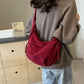 Designer Direct Sales👜Women's Fashion Plain Color Nylon Crossbody Hobo Bag