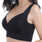 ROSY LIFT BRA –Plus Size Comfort Extra Elastic Wireless Support Lace Bra (Size runs the same as regular bras)