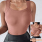 🏆Last Day Special Price ￡8.99!!💐Women's U Neck Tank Tops with Built-In Bra😍Buttery-Soft, Supportive & Versatile