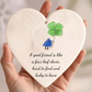 💙Heart-Shaped Sea Glass Friendship Decor🌊✨ Crafted by Hand