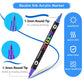 🎨Last Day⚡50K+ SOLD!💥EACH COLOUR ONLY ￡0.23!!!✨🔥 Dual Tip Acrylic Paint Pen Marker - 24/48/72 Colors