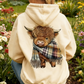 🎄🎅CHRISTMAS NEW 50% OFF!!🎁Cute Highland Cow Cozy Fleece-Lined Hooded Sweatshirt🦬