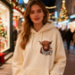🎄🎅CHRISTMAS NEW 50% OFF!!🎁Cute Highland Cow Cozy Fleece-Lined Hooded Sweatshirt🦬