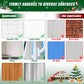 🎄🎅 Santa Claus Adhesive Hooks (12-Pack) — no drills, no nails, just peel, stick, and hang