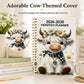 🐮 2026-2030 Calendar 📅  - From January 2026 to December 2030, 5-year calendar, cartoon Highland cow themed cover design, annual calendar planning, month labels, 60-month calendar