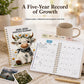 🐮 2026-2030 Calendar 📅  - From January 2026 to December 2030, 5-year calendar, cartoon Highland cow themed cover design, annual calendar planning, month labels, 60-month calendar