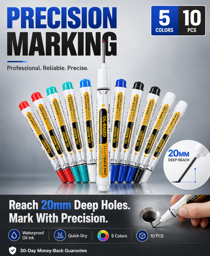 🎅Christmas HOT SALE💞50K+ SOLD!✨Precision Tip Quick-Dry Oil-Based Marker Pen