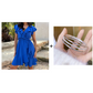 💖MOTHER'S DAY 60% OFF💃Women's Elegant Waist Tie V-Neck Ruffle Dress