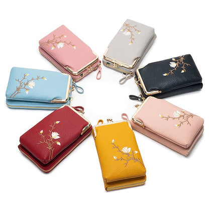 🔥Summer Promotion-Up to 65% Off🔥Women Sling Cross-Body Wallet with Mobile Cell Phone Holder