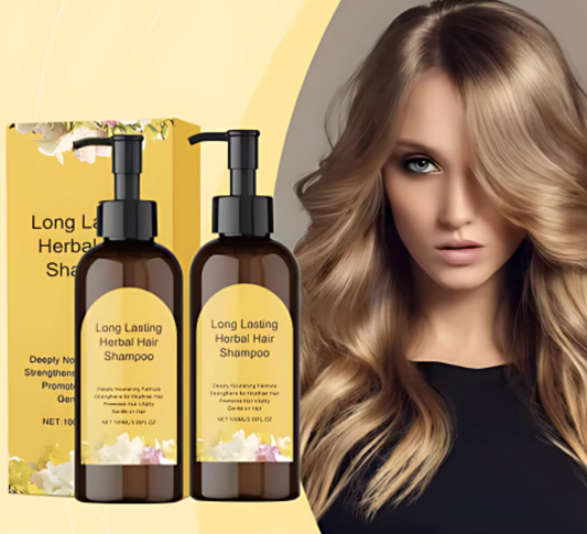 Summer promotion-up to 80% Off ✨Herbal Long Lasting Hair Care Shampoo – Natural Shine, Smoothness & Color Care