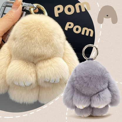 🎁2025 Easter Best Gift UP TO 50% OFF🐰🔥Handmade Soft Bunny Pom Pom Charms🔥 💥