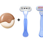 💎2026 HOT SALE🥳💞50K+ SOLD!⏳✨Portable 3-Layer Hair Shaver with Rotating Cover