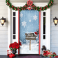 🎅Christmas Door Cover🌟🌟2025 Christmas and Halloween front door decoration