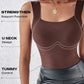 🏆Last Day Special Price ￡8.99!!💐Women's U Neck Tank Tops with Built-In Bra😍Buttery-Soft, Supportive & Versatile