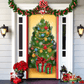 🎅Christmas Door Cover🌟🌟2025 Christmas and Halloween front door decoration