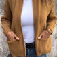 🔥LAST DAY 50% OFF💖 Round Neck Zipper Knitted Jacket