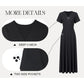 👗2026 Summer Hot Sale 50% OFF🌈 Women's V neck Ankle Length Floral Print Beach Long Flowy  Maxi Dress with Pockets🎀
