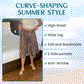 🌹Mother's Day Promotion 🎁💕HOT SALE 50% OFF🌷💕 Women's High Elastic Waist Pleated Chiffon Wide Leg Culottes