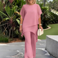 👗New Arrival 60% OFF!💝Charming Irregular Top & Wide Leg Pants Set