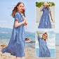 🌸SPRING HOT UP TO 60% OFF💃Striped Lapel Button Down Shirt Dress | With Functional Pockets