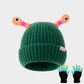 🎃Halloween Gift🎁Winter Parent-Child Cute Glowing Little Monster Knit Hat