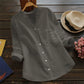 🔥HOT SALE 50% OFF🔥 Handmade Linen Cotton Casual Loose Shirt