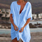 🔥🔥Buy 1 Get 1 Free🔥🔥Summer Polyester Loose Short Dresses  Casual Women's  shirt