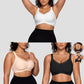 🎉🏆️Women Wireless V Neck Crossover Mesh Bras Comfortable Bralette Supportive Tshirt Bra No Underwire Seamless Push Up Everyday Bras