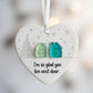💙Heart-Shaped Sea Glass Friendship Decor🌊✨ Crafted by Hand