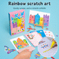 🎉 Best-Selling Painting Gift🎅20Pcs DIY Rainbow Scratch Art