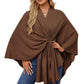 🔥Elegant Shawl Wraps Soft Open Front Poncho Sweater