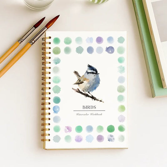 🔥Limited Days-Up to 50% Off🔥🖼️Beginner-Friendly💕 Watercolor Workbook