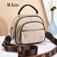 🔥Christmas Sale-Up to 50% Off🛫Classic Multifunctional Compartments Adjustable Wide Shoulder Strap Leather Crossbody Bag