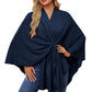 🔥Elegant Shawl Wraps Soft Open Front Poncho Sweater