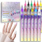🎅CHRISTMAS SPECIAL PRICE: ￡9.99!!⏳12 Colors Nail Art Pens Set🎨💅3