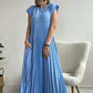 🌹Mother's Day Promotion 🎁Sleeveless Pleated Simple Solid Color Dress