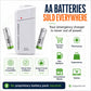 ⏰Last Day Sale 50% OFF🥳Portable Emergency Phone Charger AA Battery Powered Power Bank with LED Flashlight