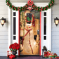 🎅Christmas Door Cover🌟🌟2025 Christmas and Halloween front door decoration