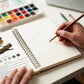 🔥Limited Days-Up to 50% Off🔥🖼️Beginner-Friendly💕 Watercolor Workbook
