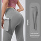 🔥High Waisted Tummy Control Side Pocket Shaping Training Leggings