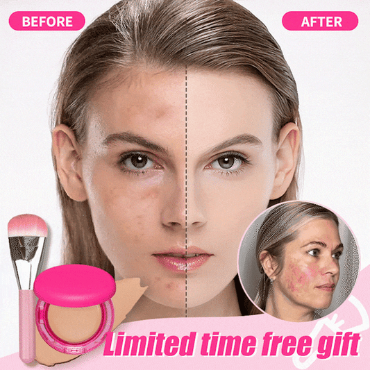 ⏰Final 3 Hours: Buy 1 Get 1 Free🎉 - Peptide Bounce Foundation with Brush FREE !🎁