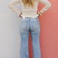 🌹Mother's Day Promotion 🎁⏰LIMITED DAYS HALF PRICE💥High Rise Vintage Wash Tummy Control Top Straight Leg Jeans