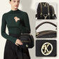 🔥Christmas Sale-Up to 50% Off🛫Classic Multifunctional Compartments Adjustable Wide Shoulder Strap Leather Crossbody Bag