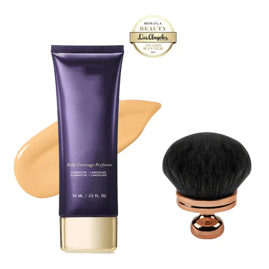 🔥LAST DAY SALE £8.99 with FREE BODY BRUSH!!💥Waterproof, lightweight & flawless Coverage Perfector