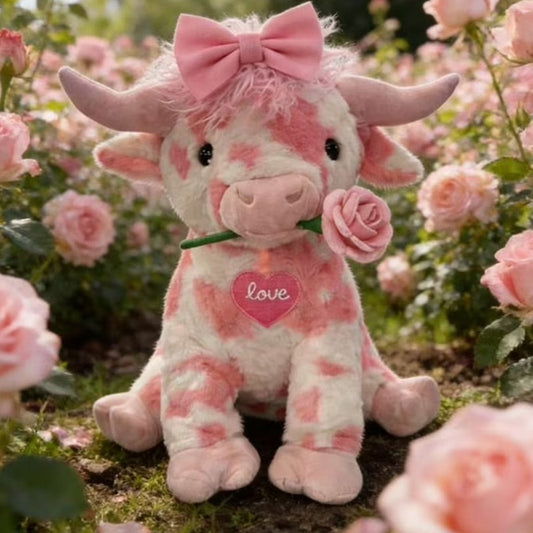 🔥Mother's Day Special : 70% OFF💘🐮Adorable Pink Highland Cow Plush