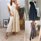 🌹Mother's Day Promotion 🎁Sleeveless Pleated Simple Solid Color Dress