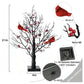 🔥Christmas New🐦Vintage Glowing Tree with Cardinals